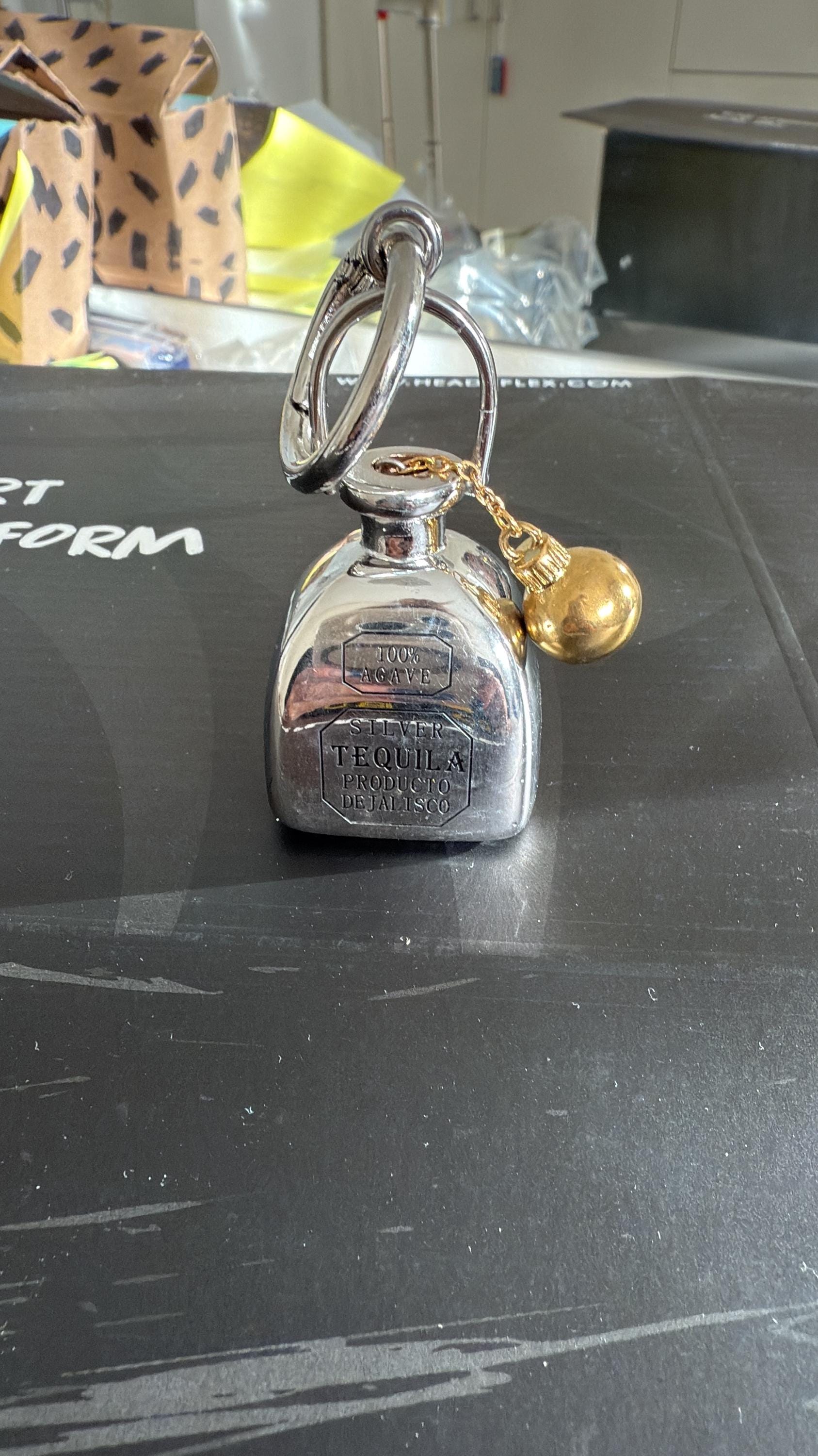Tequila Lovers Bag Charm – Mini Bottle Keychain