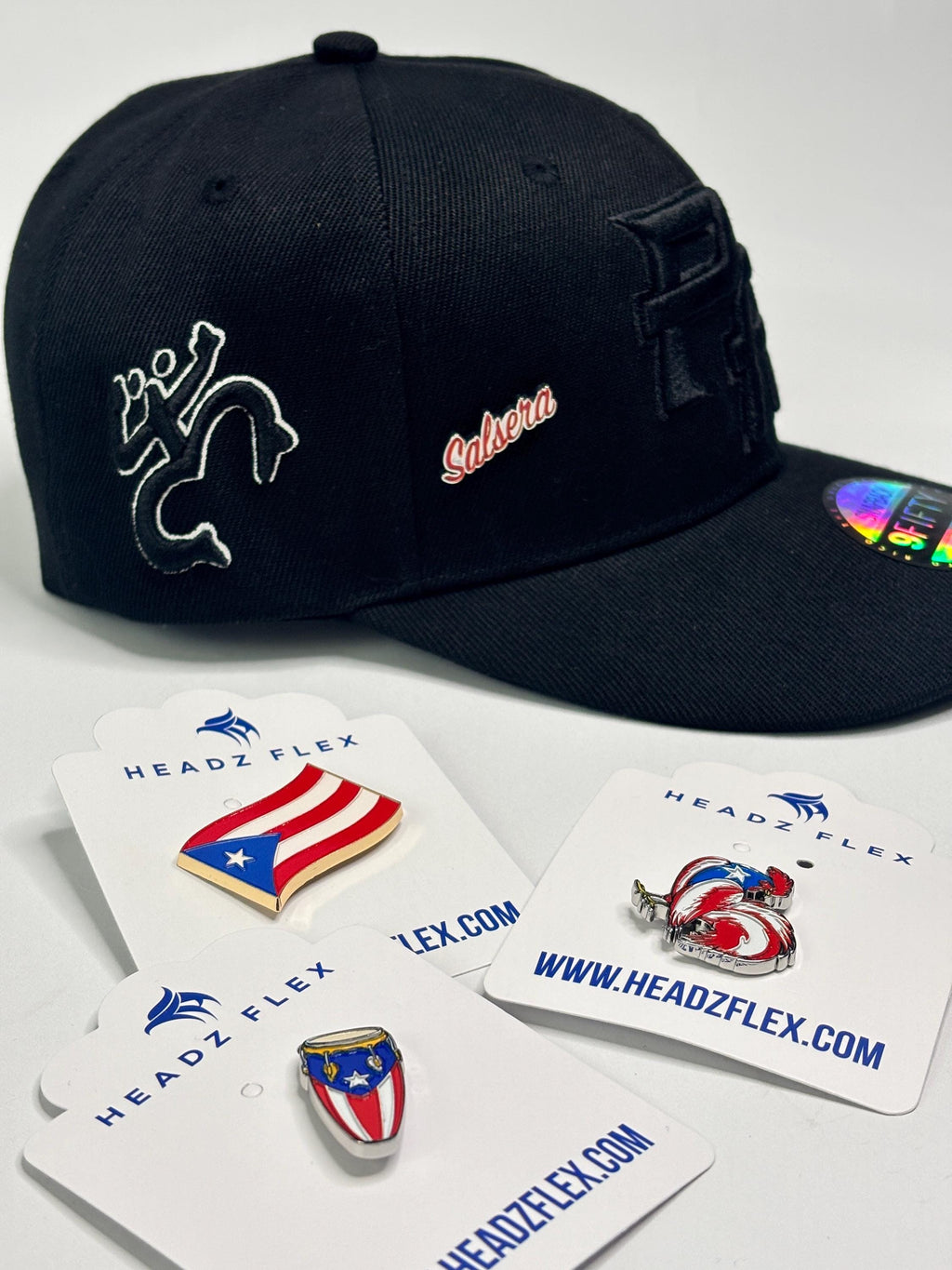 Puerto Rico Flag Congas Enamel Pin, Collectible PR Accessories, Backpack Jacket Lapel