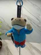 Coquí Cheo Plush Keychain | Puerto Rico Charm 6.5 inches long