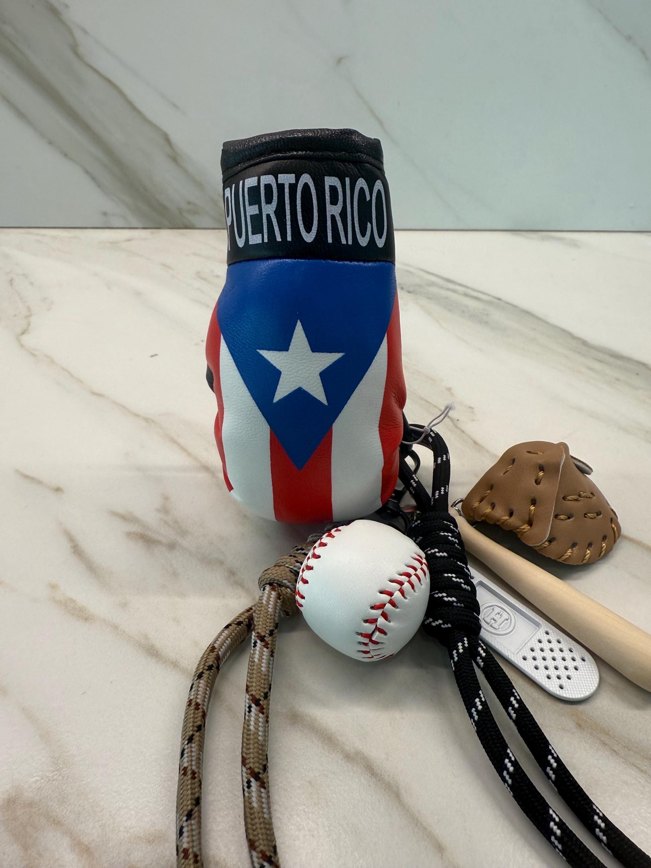 Country Flag Boxing Glove Car Charm – Mini Baseball Set