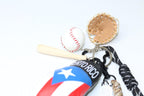 Country Flag Boxing Glove Car Charm – Mini Baseball Set
