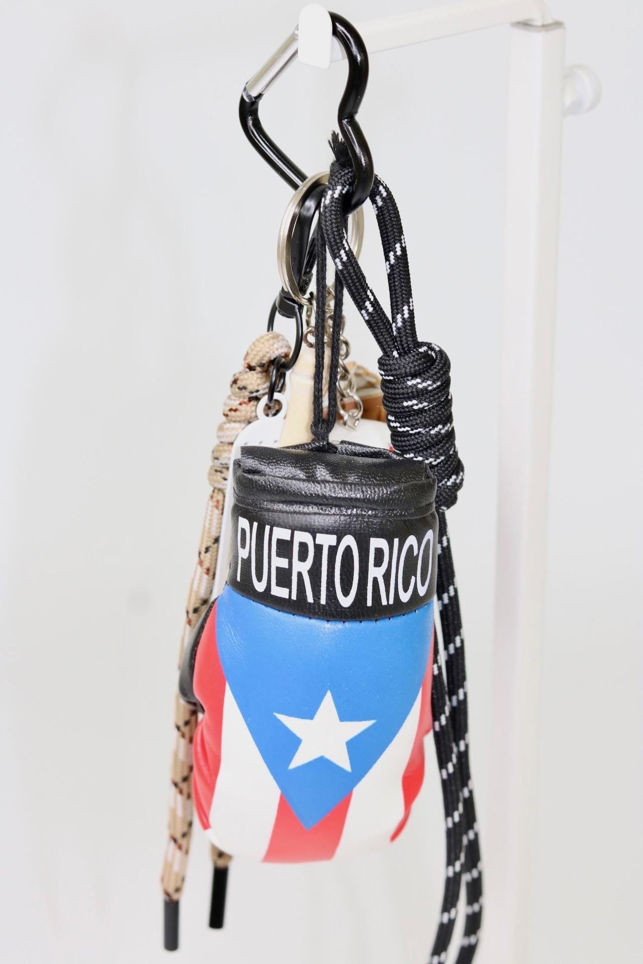 Country Flag Boxing Glove Car Charm – Mini Baseball Set