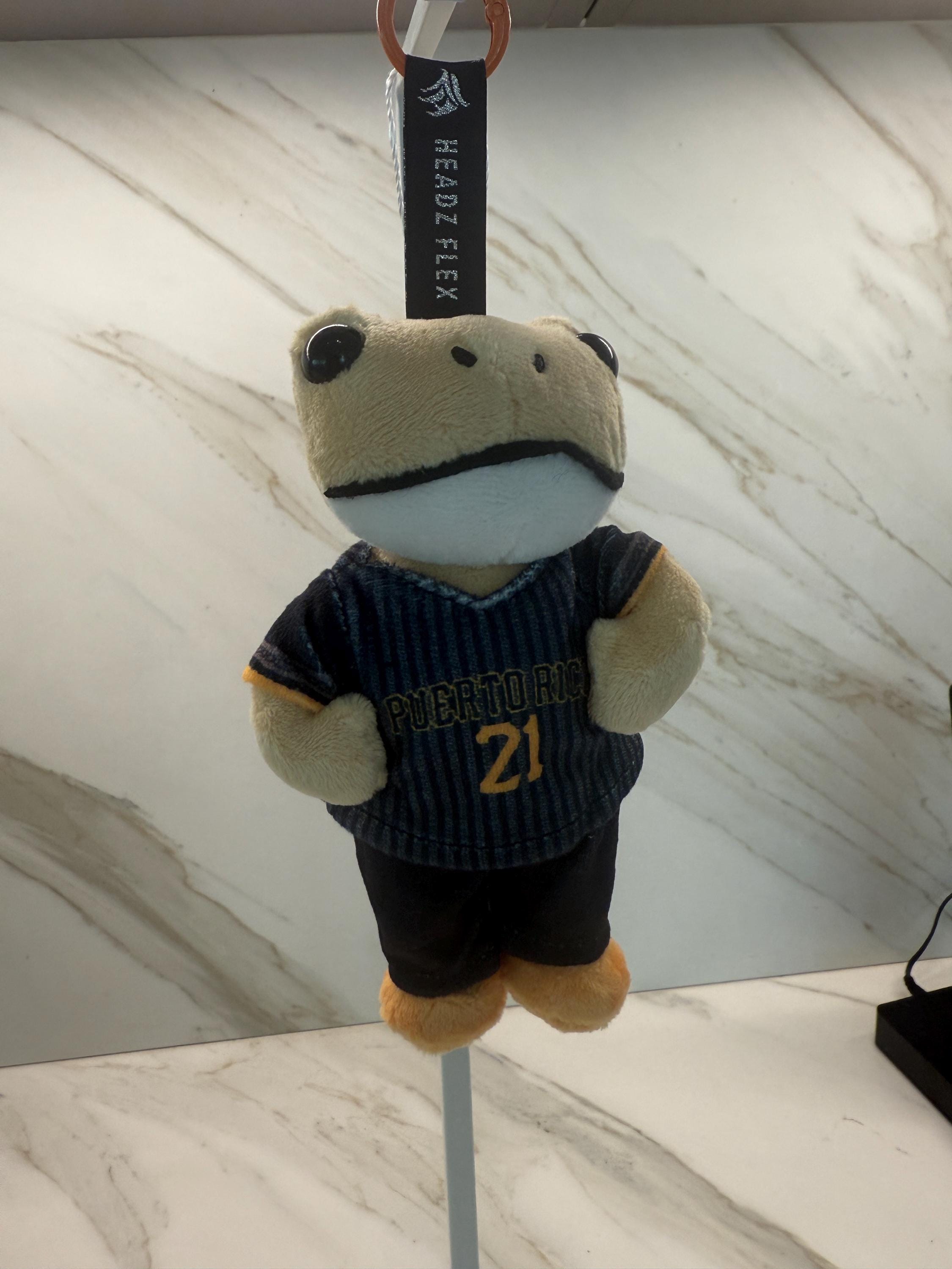 Coquí Cheo Plush Keychain – Puerto Rico Baseball Bag Charm