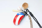 Country Flag Boxing Glove Car Charm – Mini Baseball Set