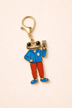 Coquí Cheo Keychain – Enamel Coquí Frog Bag Charm