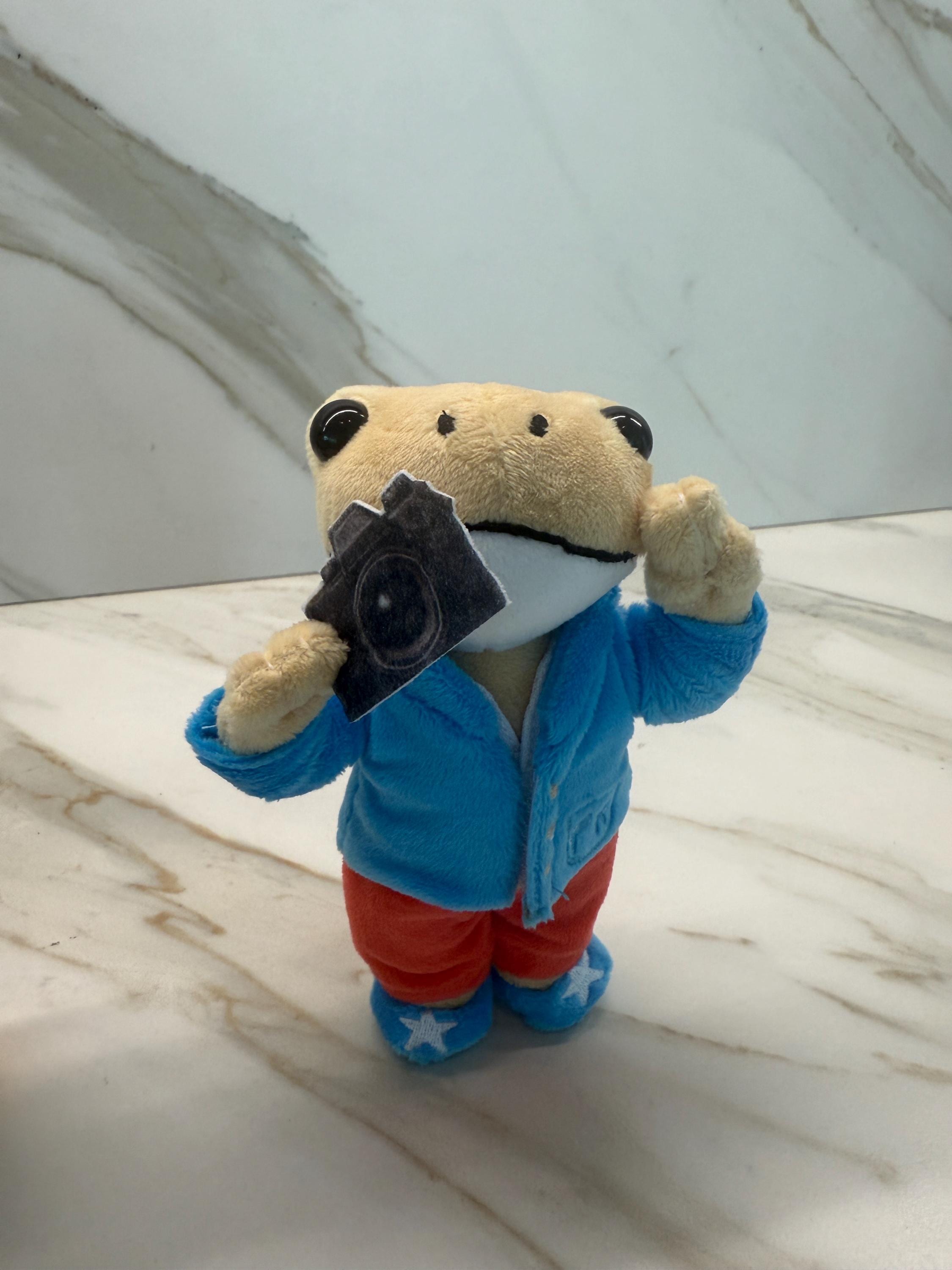 Coquí Cheo Plush Keychain | Puerto Rico Charm 6.5 inches long
