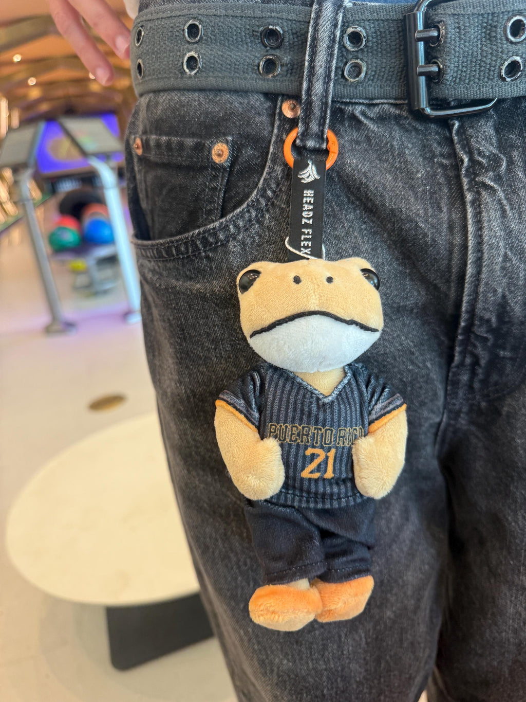 Coquí Cheo Plush Keychain – Puerto Rico Baseball Bag Charm