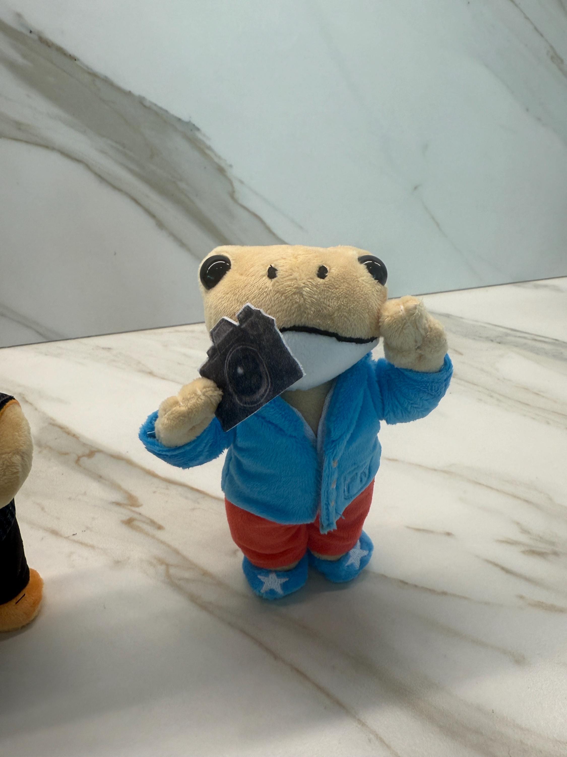 Coquí Cheo Plush Keychain | Puerto Rico Charm 6.5 inches long
