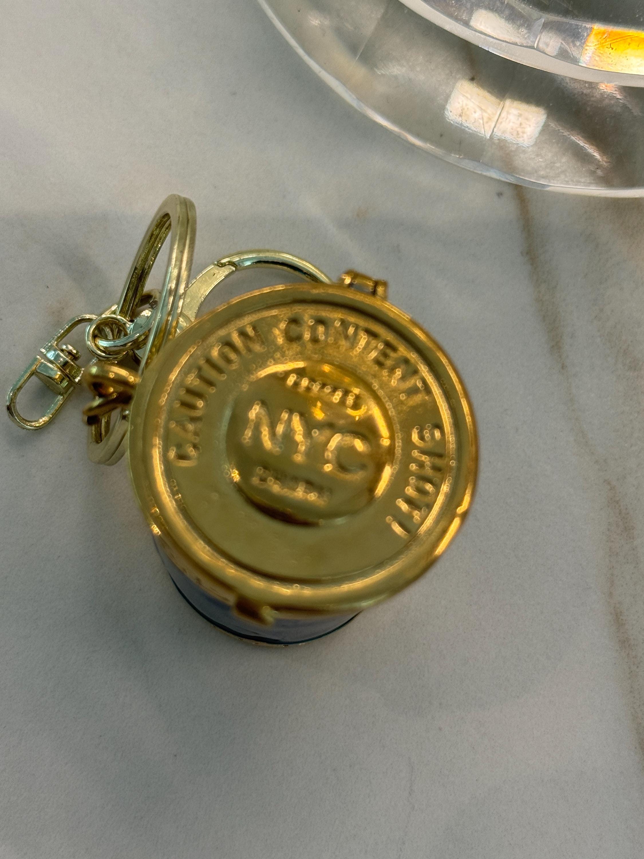 New York City Coffee Cup Charm – Enamel Bag Accessory
