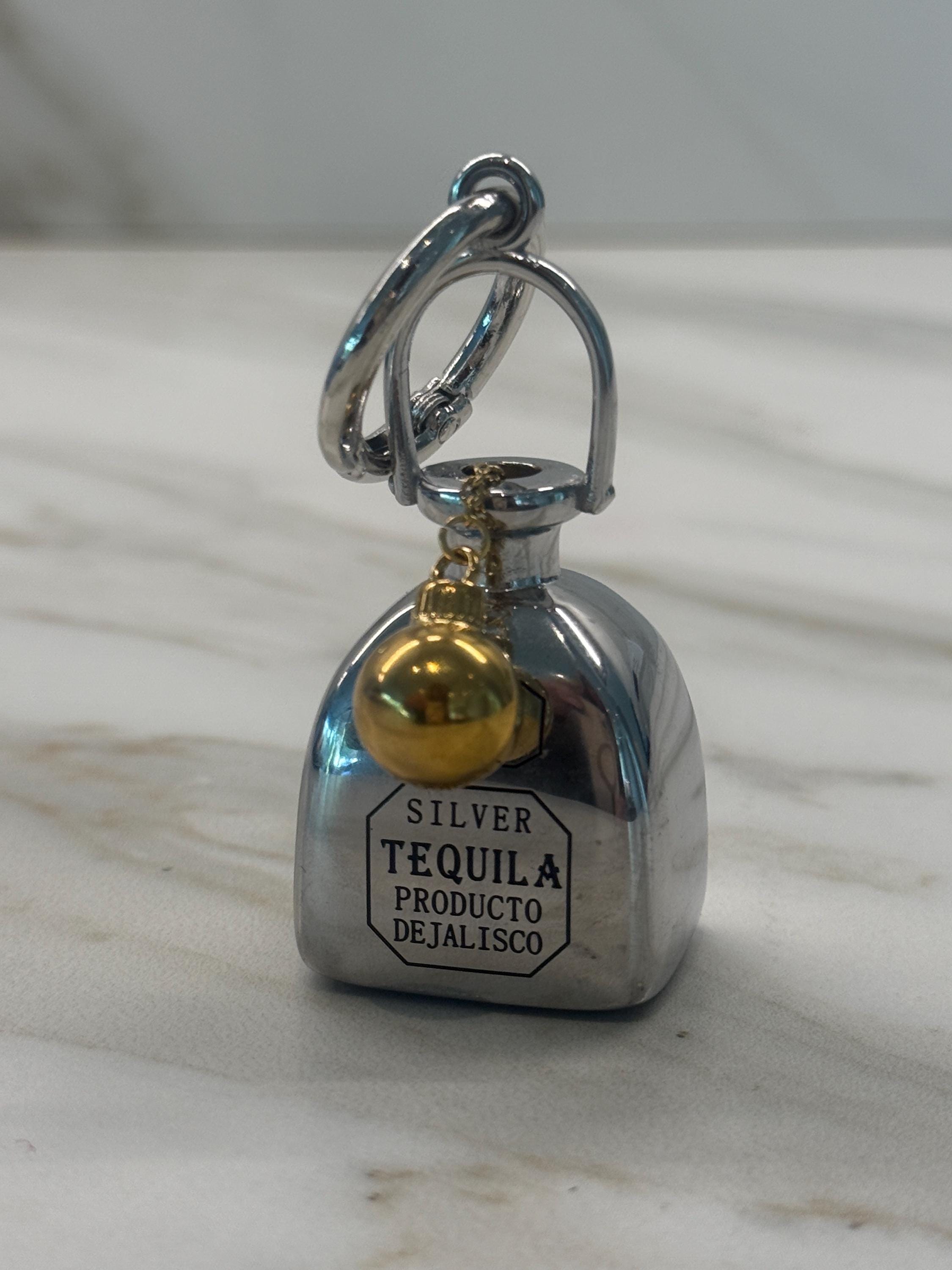 Tequila Lovers Bag Charm – Mini Bottle Keychain